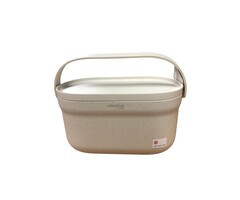 Urbalive Poubelle de biodéchets Urbalive  4 litres pour comptoir Ivoire