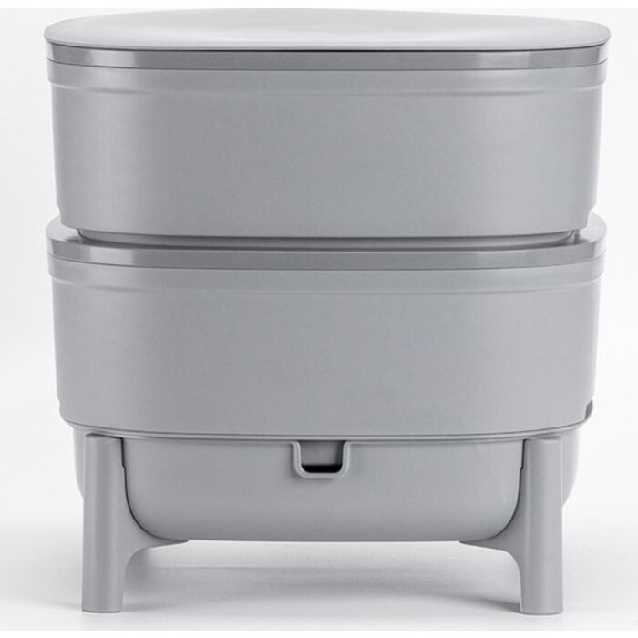 Urbalive Plastia Wurmhotel 30L - 100% Recycelter Kunststoff - Wurmkübel - Kompostbehälter