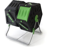 Dutchlander Moulin à compost professionnel Dutchlander Duo - 2 x 70 litres