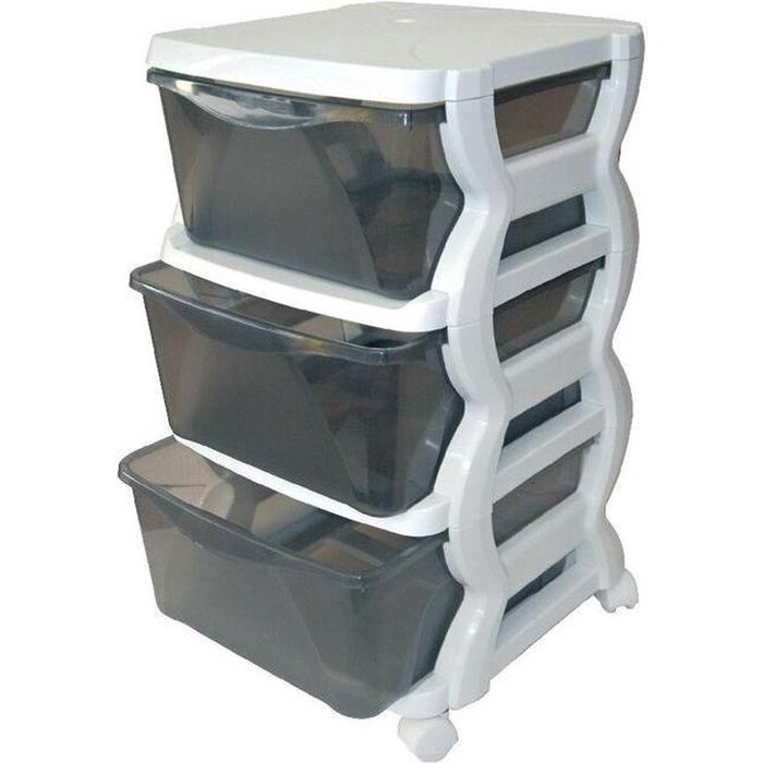 Bama Italia - Opberg trolley - met 3 lades