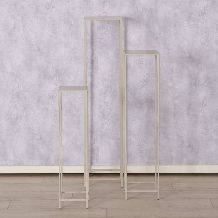 Boltze Corvin 3-teiliges Pflanztischset Metall