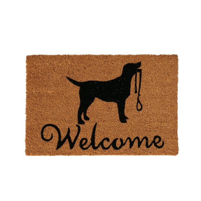 Esschert Design Boltze deurmat Honden welkom kokos 60 x 40 cm