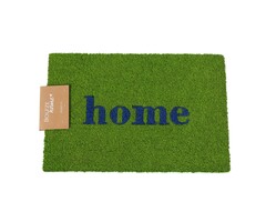 Esschert Design Boltze Deurmat HOME Kokos groen / blauw 60 x 40cm