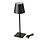 Boltze Tischleuchte Tendo schwarzes Metall 35 cm hoch wiederaufladbar