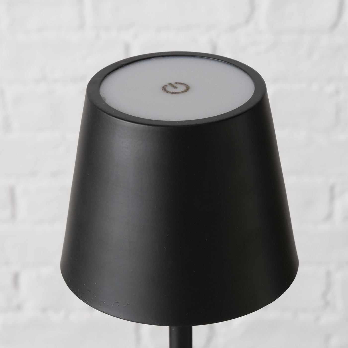 Boltze lampe de table Tendo métal noir 35 cm de haut rechargeable