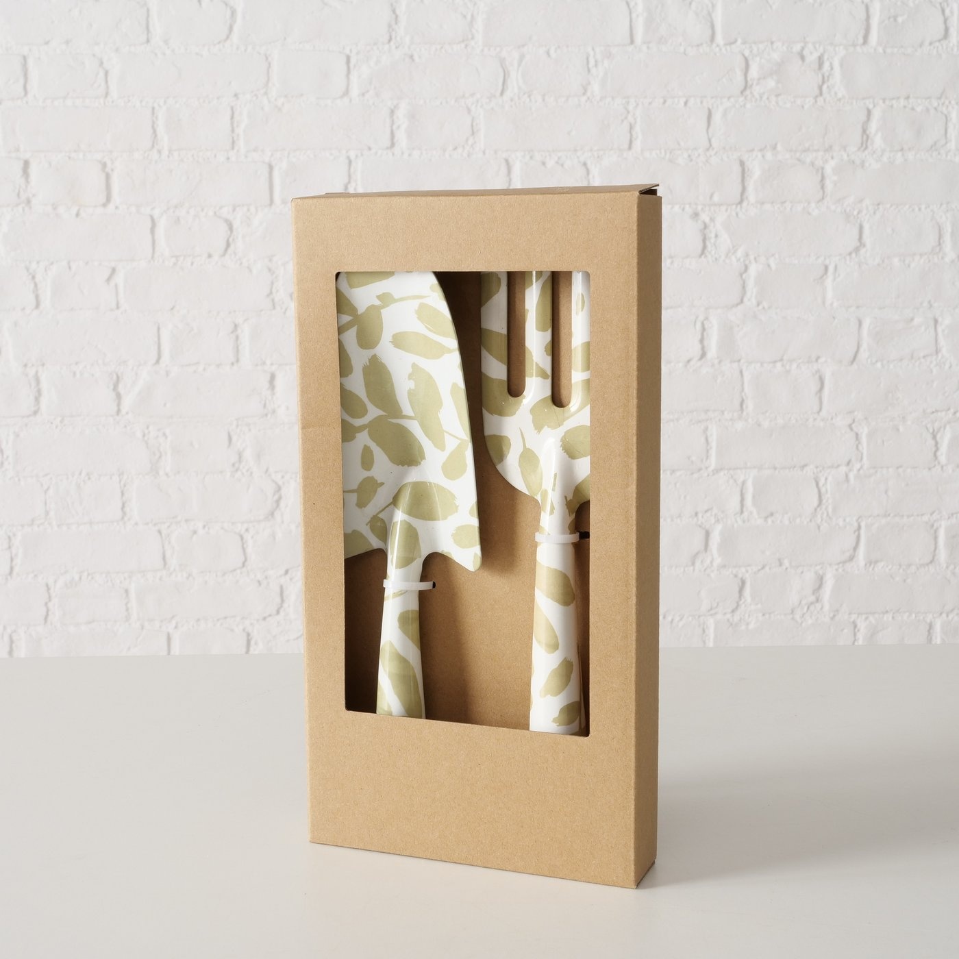 Boltze Outils de jardin FAGO : mini-bêche et mini-fourche à fleurs, set de 2