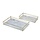 Boltze tray set Franziska RVS - goudkleurig