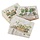 Boltze Jardo Set de 4 sets de table assortis MDF avec liège