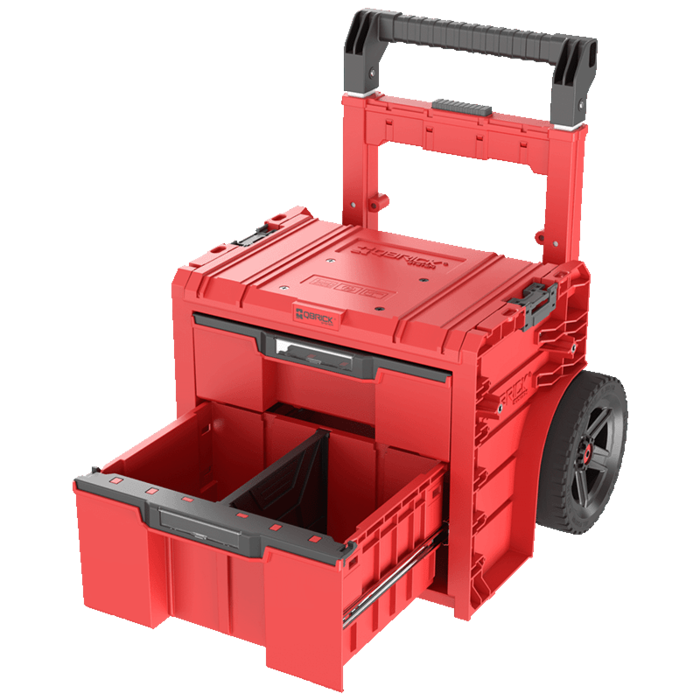 QBRICK Qbrick System Pro Cart 2.0 Plus 2 Schubladen HD Rot