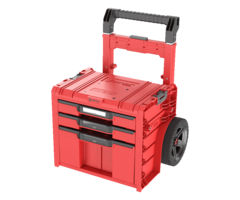 QBRICK QBRICK SYSTEM Pro Cart 2.0 Plus 3 Schubladen HD Rot