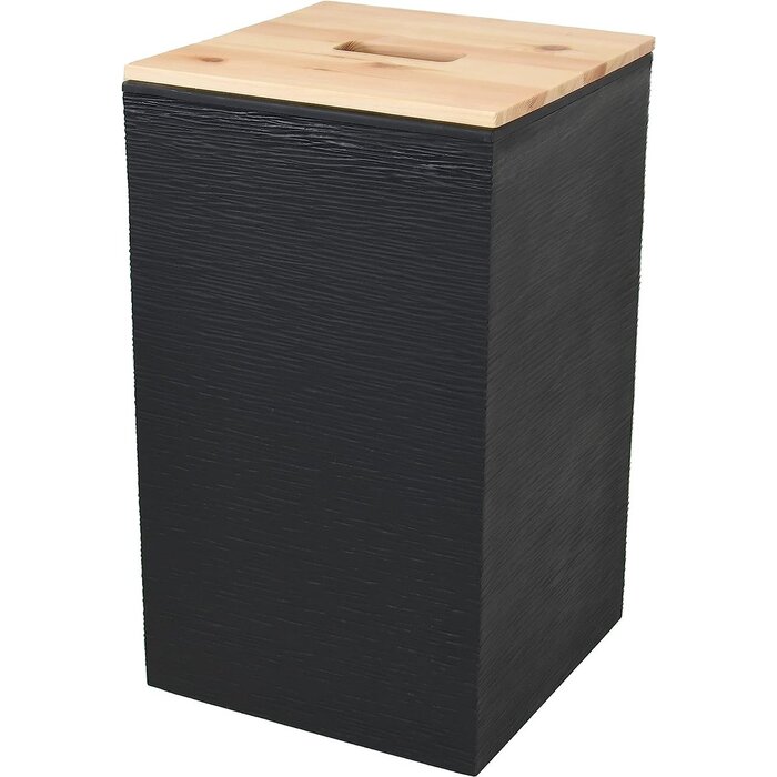 Power Tower EDA - Jura Montania STONE 36 L pelletbox - voor 20 kg pellets - zwart 29,5 x 29,5 x 50,6 cm
