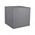 EDA Plantenbak Vulcania stone effect grijs 49,5 x 49,5 x 49,5 cm 57 liter