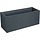 EDA Jardinière rectangulaire Volcania Effet pierre anthracite 99,5 x 39,5 x 43,5 cm 98 L