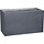 EDA Jardinière rectangulaire Volcania Effet pierre anthracite 99,5 x 39,5 x 60 cm 116 L