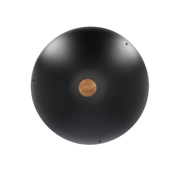 Esschert Design Table d'alimentation Chêne sur pied - Toit noir