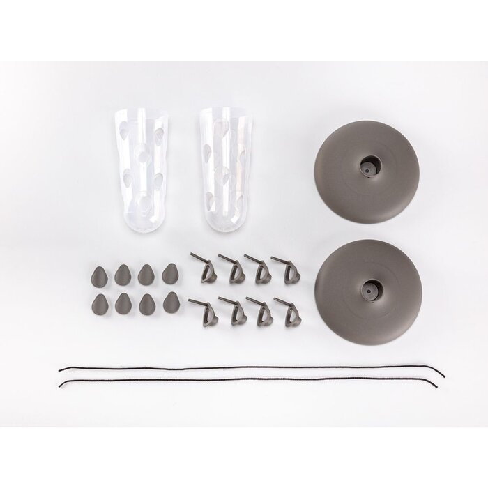 Dutchlander Robin Vogelfutterspender 2 in 1 Set anthrazit