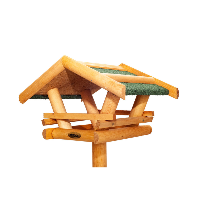 Dutchlander Vogelfutterhaus aus Holz auf Dreibein 37 x 28 x 101 cm