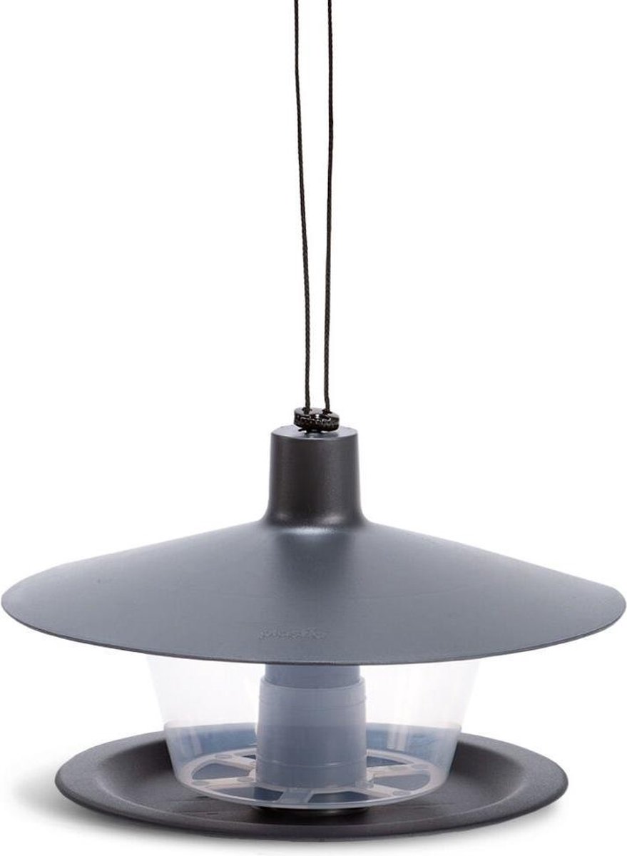 Plastia Mangeoire pour oiseaux Finch Anthracite
