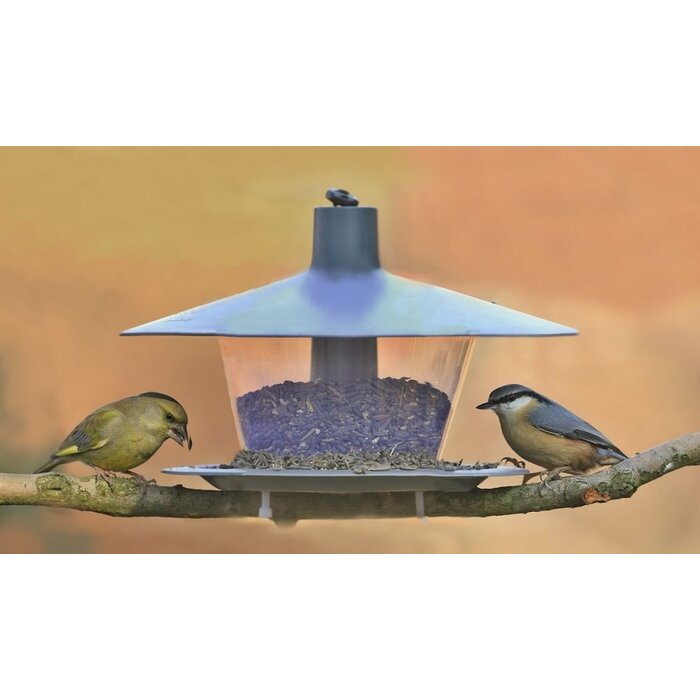 Plastia Vogelfutterhaus Fink Anthrazit