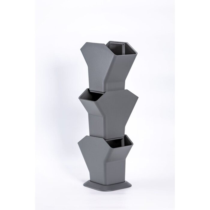 Plastia Plastia TREE - Système de pots de fleurs verticaux auto-arrosants 3 pots avec support