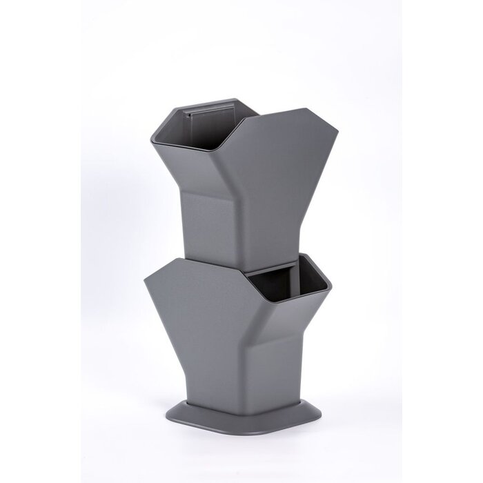 Plastia Plastia TREE - Système de pots de fleurs verticaux auto-arrosants 3 pots avec support