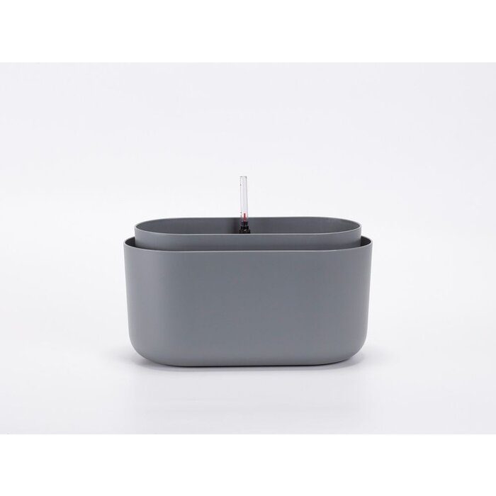 Jardinière Plastia Tolita auto-arrosante Taupe