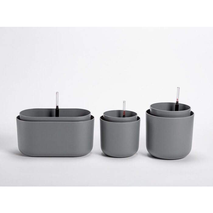 Plastia plantenbak Tolita zelf-bewaterend Grijs
