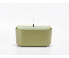 Urbalive Jardinière Plastia Tolita auto-arrosante Taupe