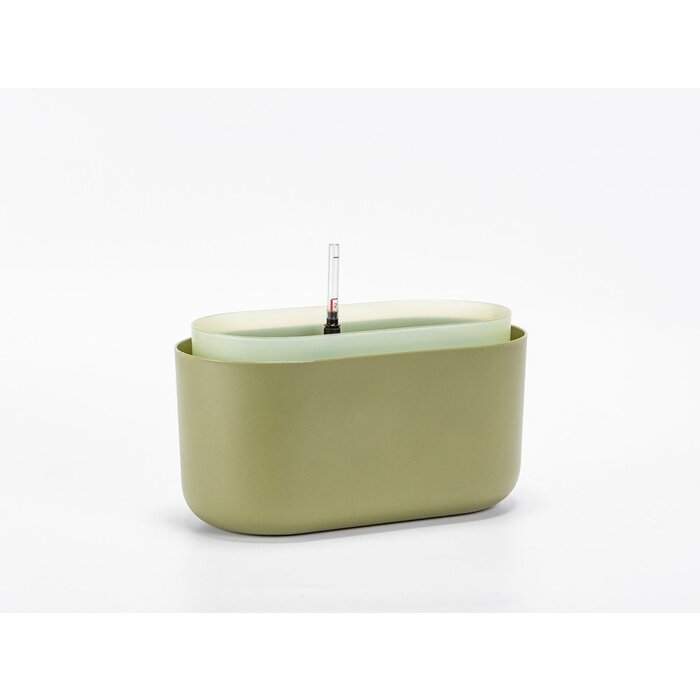 Urbalive Jardinière Plastia Tolita auto-arrosante Taupe