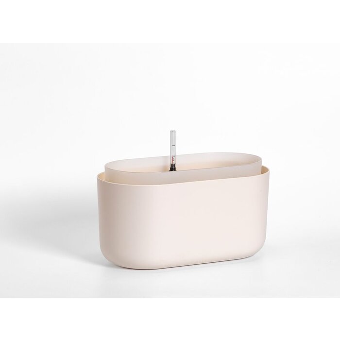 Urbalive Jardinière Plastia Tolita auto-arrosante Taupe