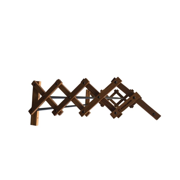 Esschert Design Dutchlander Ashwood ausziehbares Wäschetrockengestell zur Wandmontage