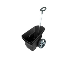Dutchlander Dutchlander Chariot de jardin en plastique 67 litres noir