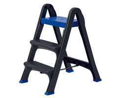 ArtPlast Bama Küchentreppe bis zu 130 kg 47 x 70 x78 Blau