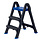 Bama - Keukentrap - tot 130 kg - 47 x 70 x 78 - Blauw