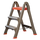 Bama Keukentrap tot 130 kg 47 x 70 x78 Rood