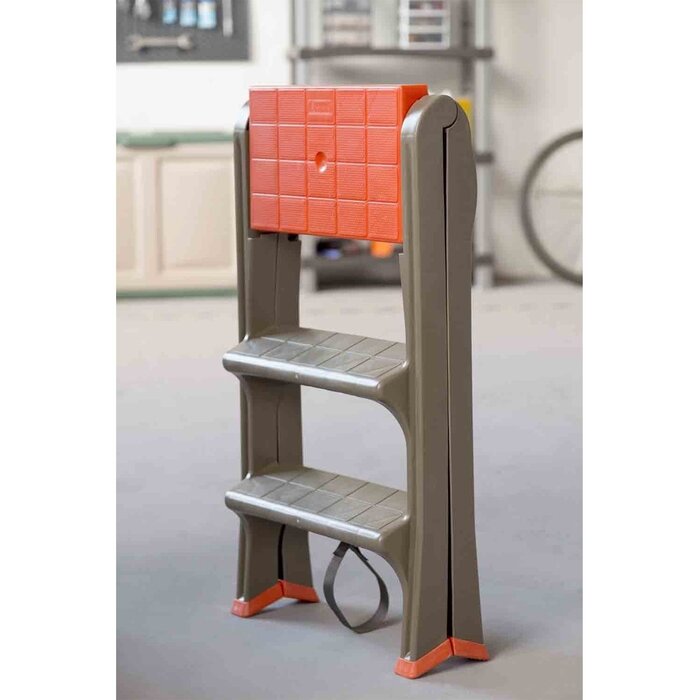 ArtPlast Bama Keukentrap - tot 130 kg - 47 x 70 x78 - Rood