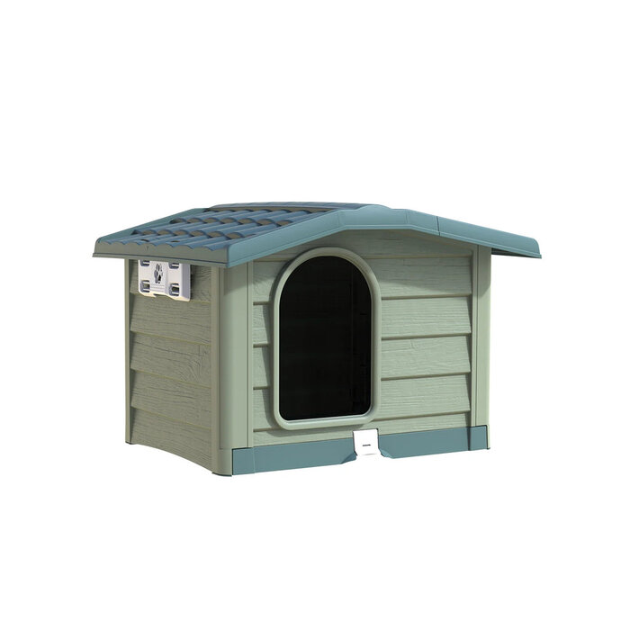 Bama Bama Honden bungalow medium groen 89 x 75 x 62cm
