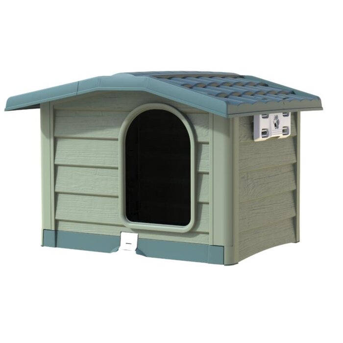 Bama Honden bungalow Large groen 110 x 94 x 77cm