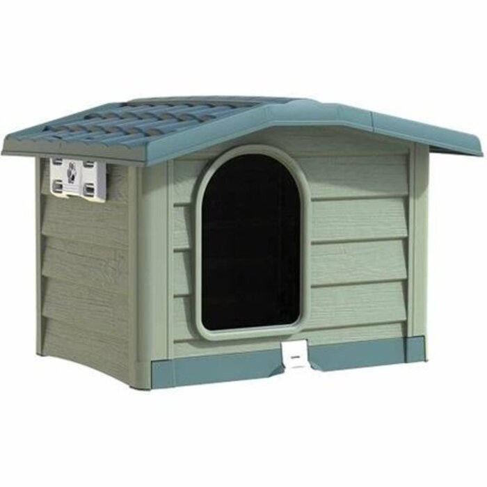 Bama Honden bungalow Large groen 110 x 94 x 77cm