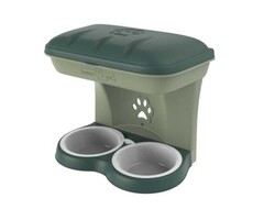 Bama - Hondenbak - wandmodel - Medium - Groen - 48 x 27 x 42 cm