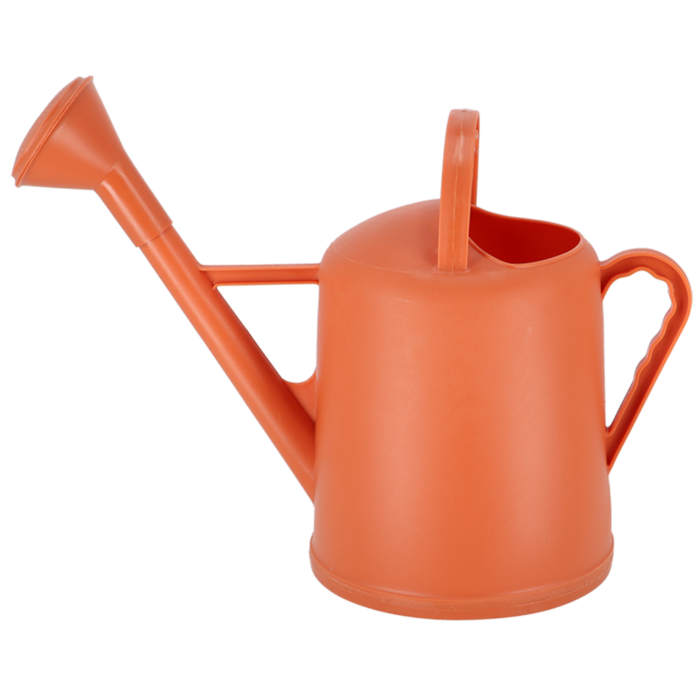 Esschert Design Bama Gießkanne Kunststoff 12 Liter inklusive Besenkopf Taupe