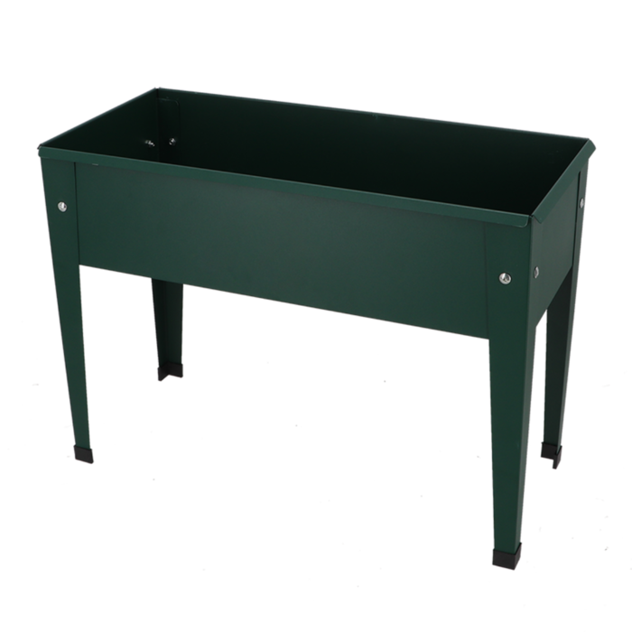 Esschert Design Boîte à langer surélevée métal vert S