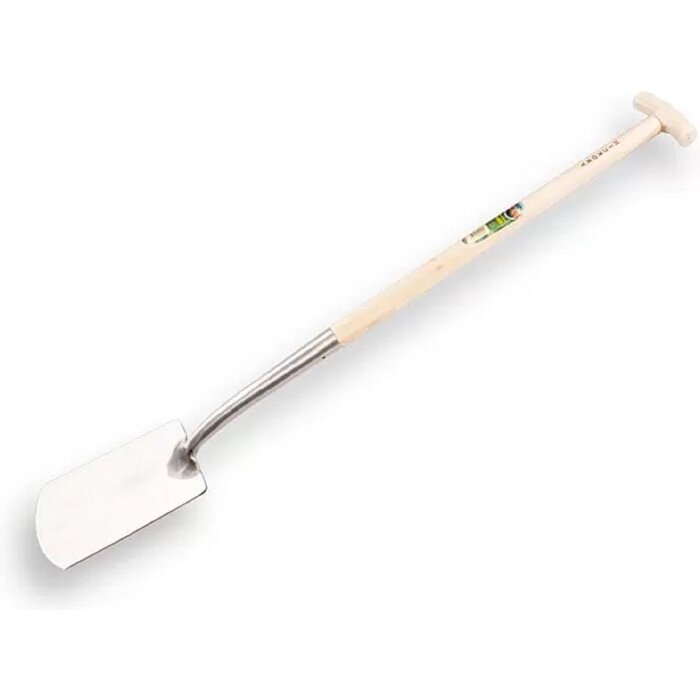 Atlas Bêche à col de cygne Atlas Lame polie au diamant et manche en hickory de 80 cm