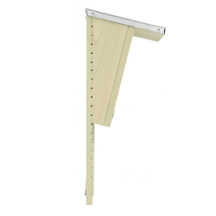 Esschert Design Vleermuiskast hout met zinken dakje