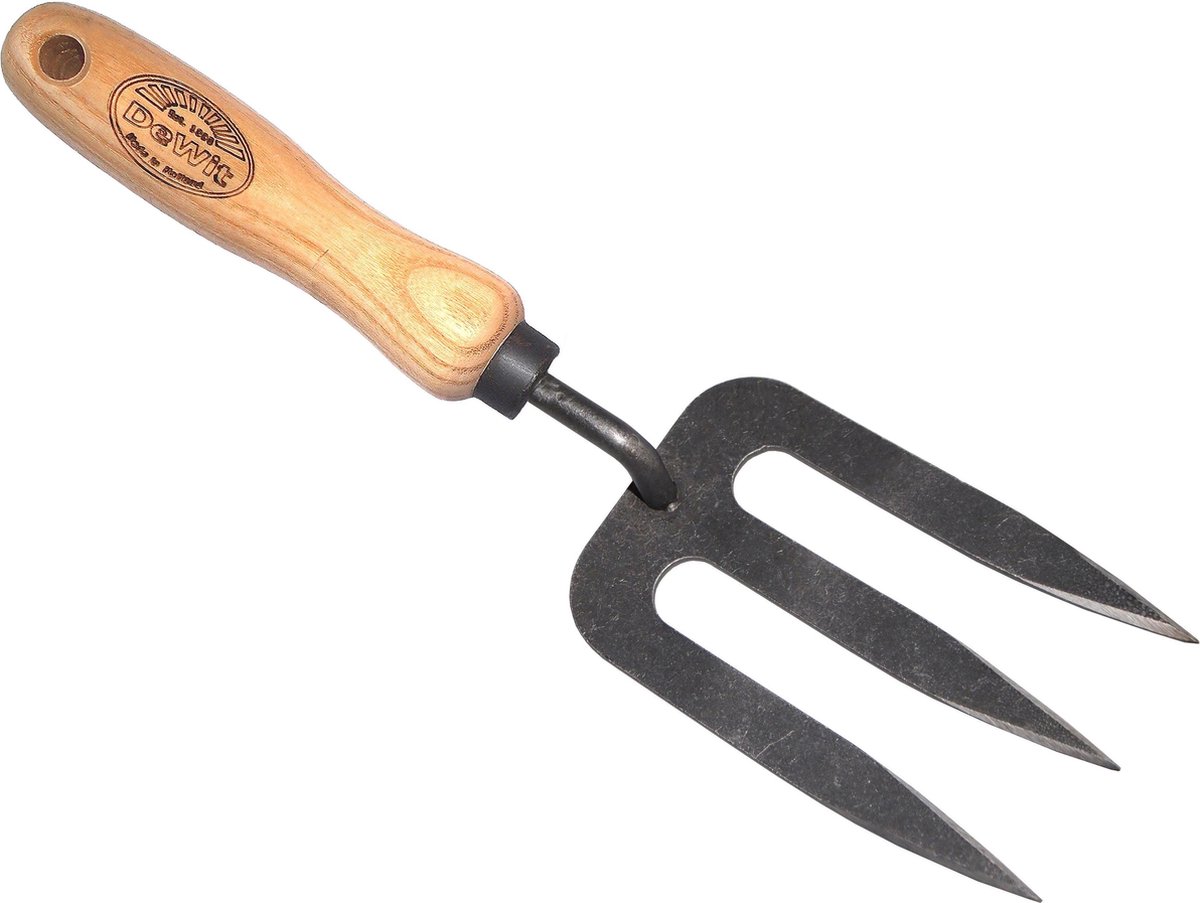 DeWit Handgabel groß - Basic Serie - 14 cm Eschenstiel