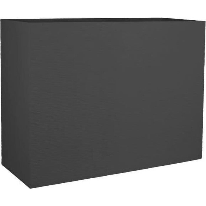 EDA Jardinière EDA rectangulaire Volcania Effet pierre gris