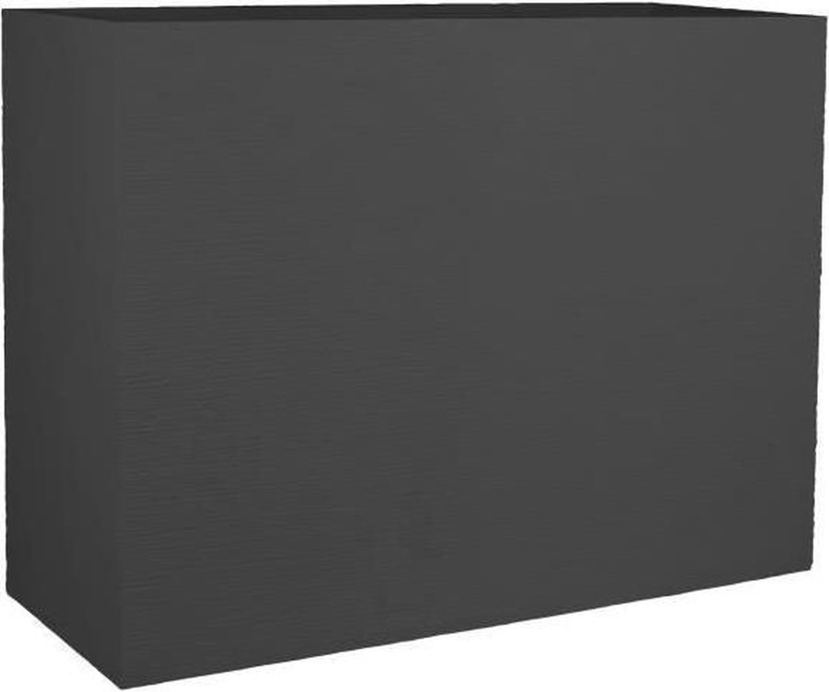 EDA EDA - plantenbak - rechthoekig - 46 liter - 78,5 x 29,5 x 60 cm - Volcania Stone - effect Graphite