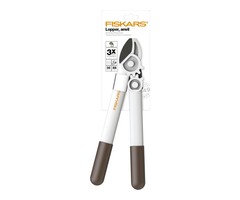 Fiskars Baumschere - L32 - Leichte Astschere - Gartenschere Weiß - FiberComp™