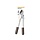 Fiskars Snoeischaar - L32 - Lichtgewicht Takkenschaar - Tuinschaar Wit - FiberComp™