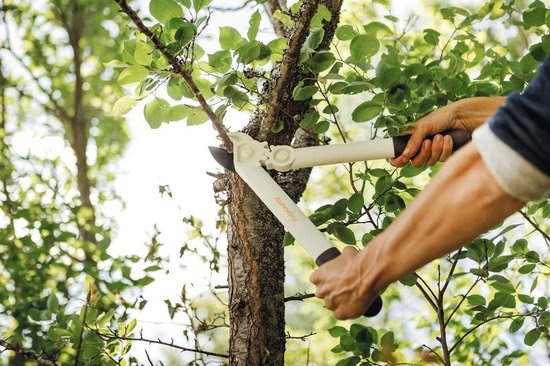 Fiskars Sécateur - L32 - Sécateur léger - Sécateur de jardin blanc - FiberComp™